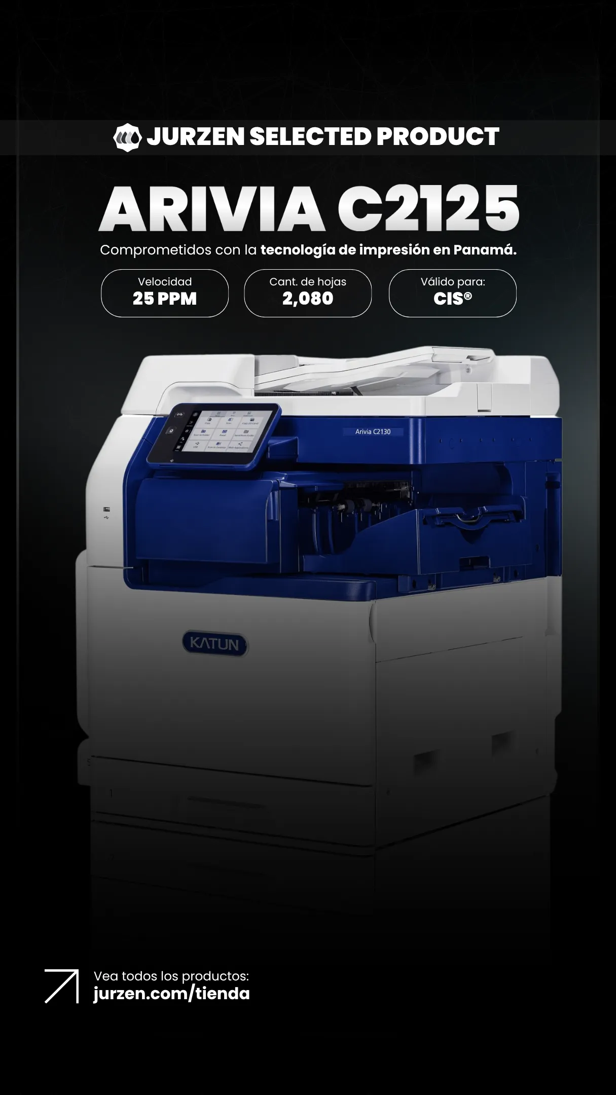 ARIVIA Arivia C2125 | Soluciones JurZen Equipo corporativo ARIVIA Arivia C2125 - multifunction color JurZen Panamá