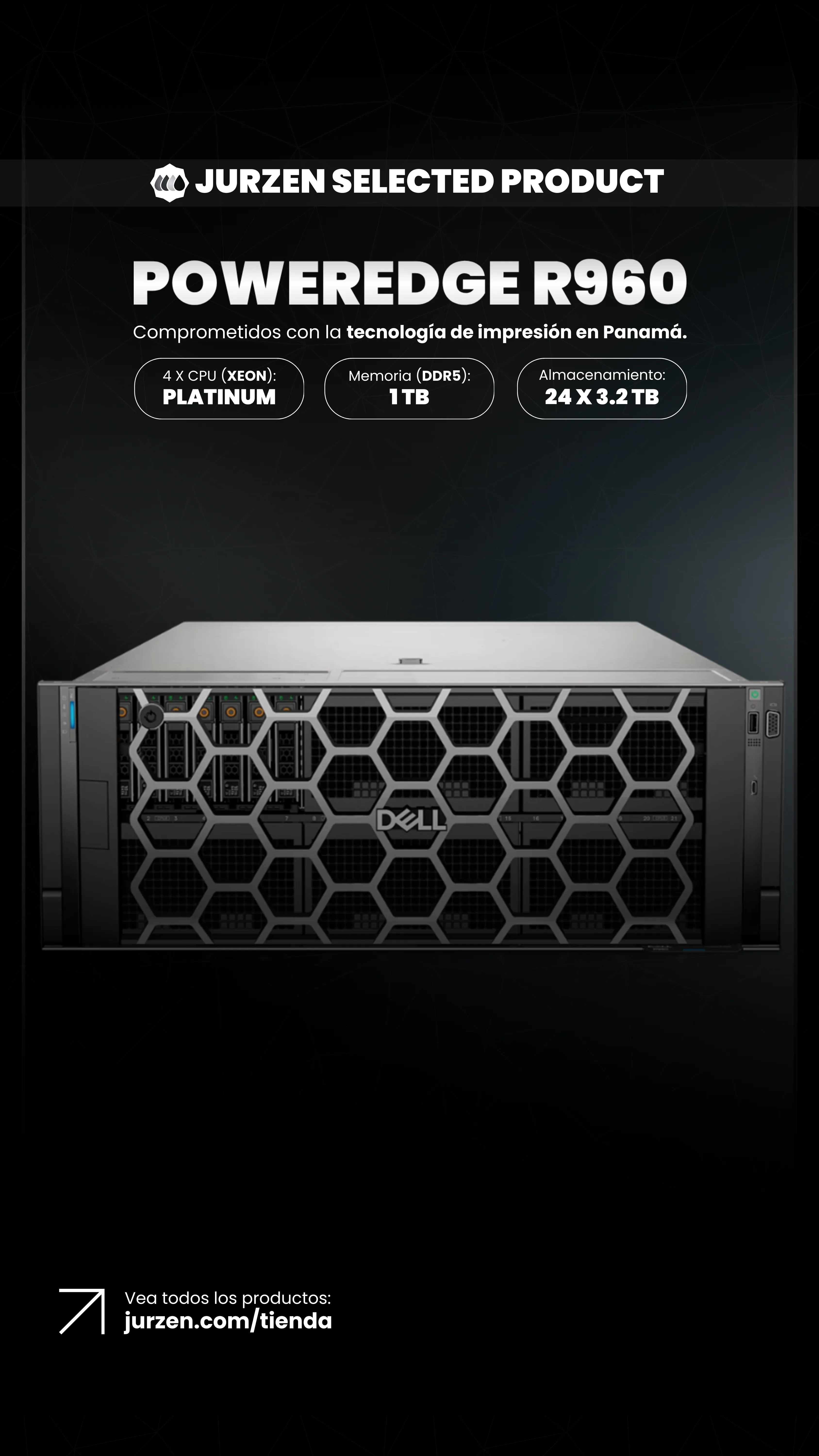 Dell 4x PLATINUM | Soluciones JurZen Equipo corporativo Dell 4x PLATINUM - server JurZen Panamá