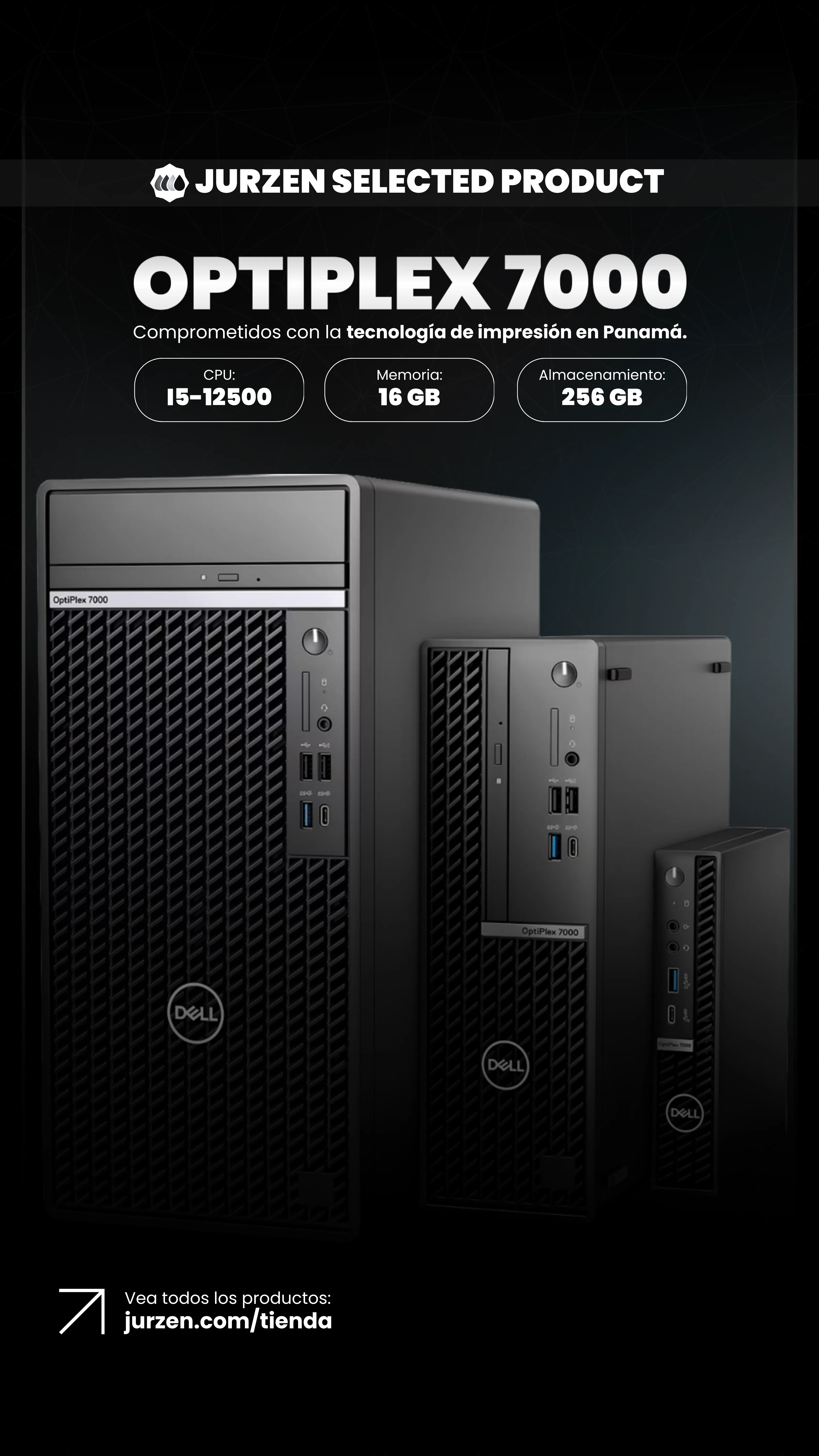Dell I5-12500-16GB | Soluciones JurZen Equipo corporativo Dell I5-12500-16GB - desktop JurZen Panamá