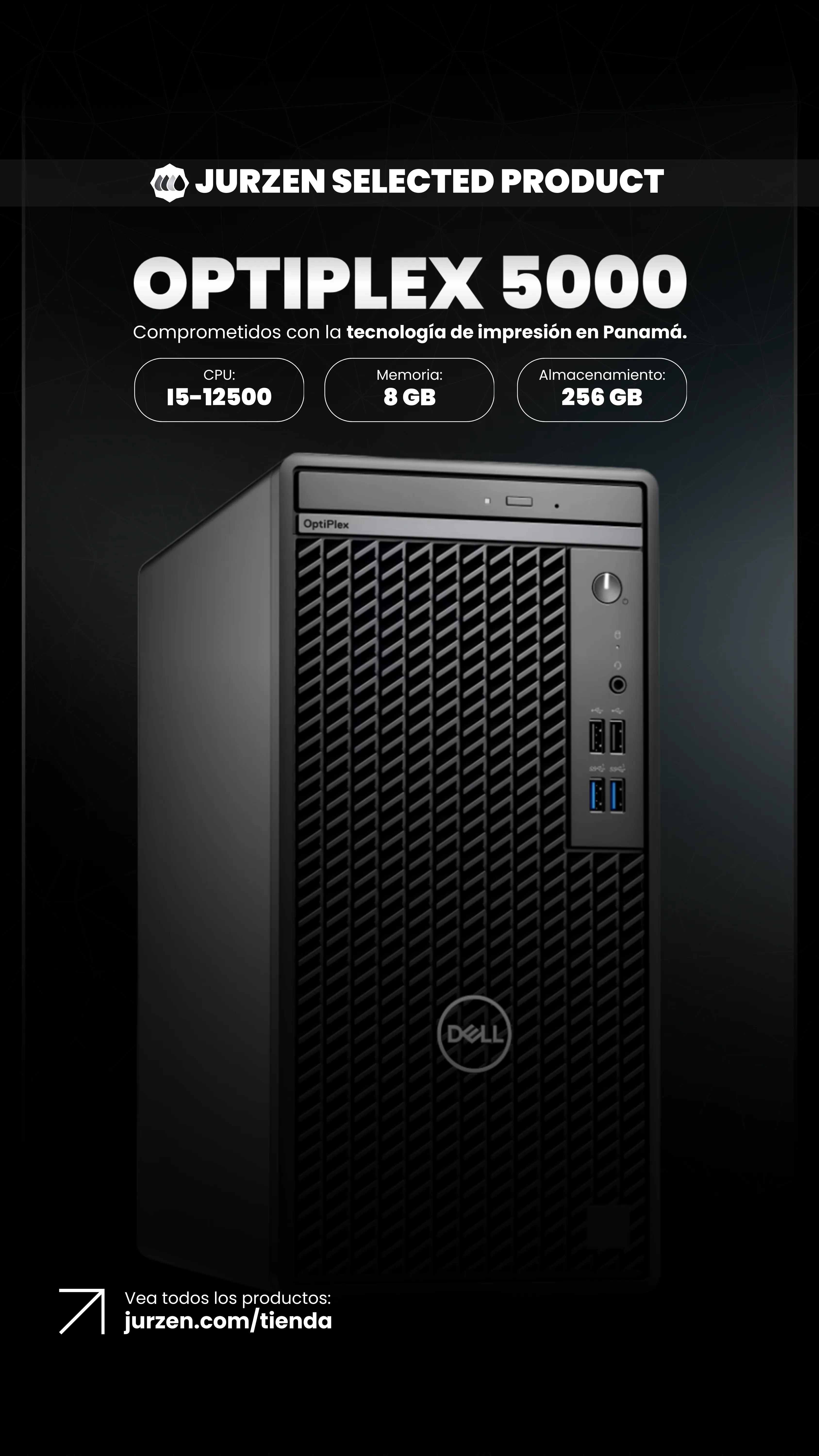 Dell I5-12500-8GB | Soluciones JurZen Equipo corporativo Dell I5-12500-8GB - desktop JurZen Panamá