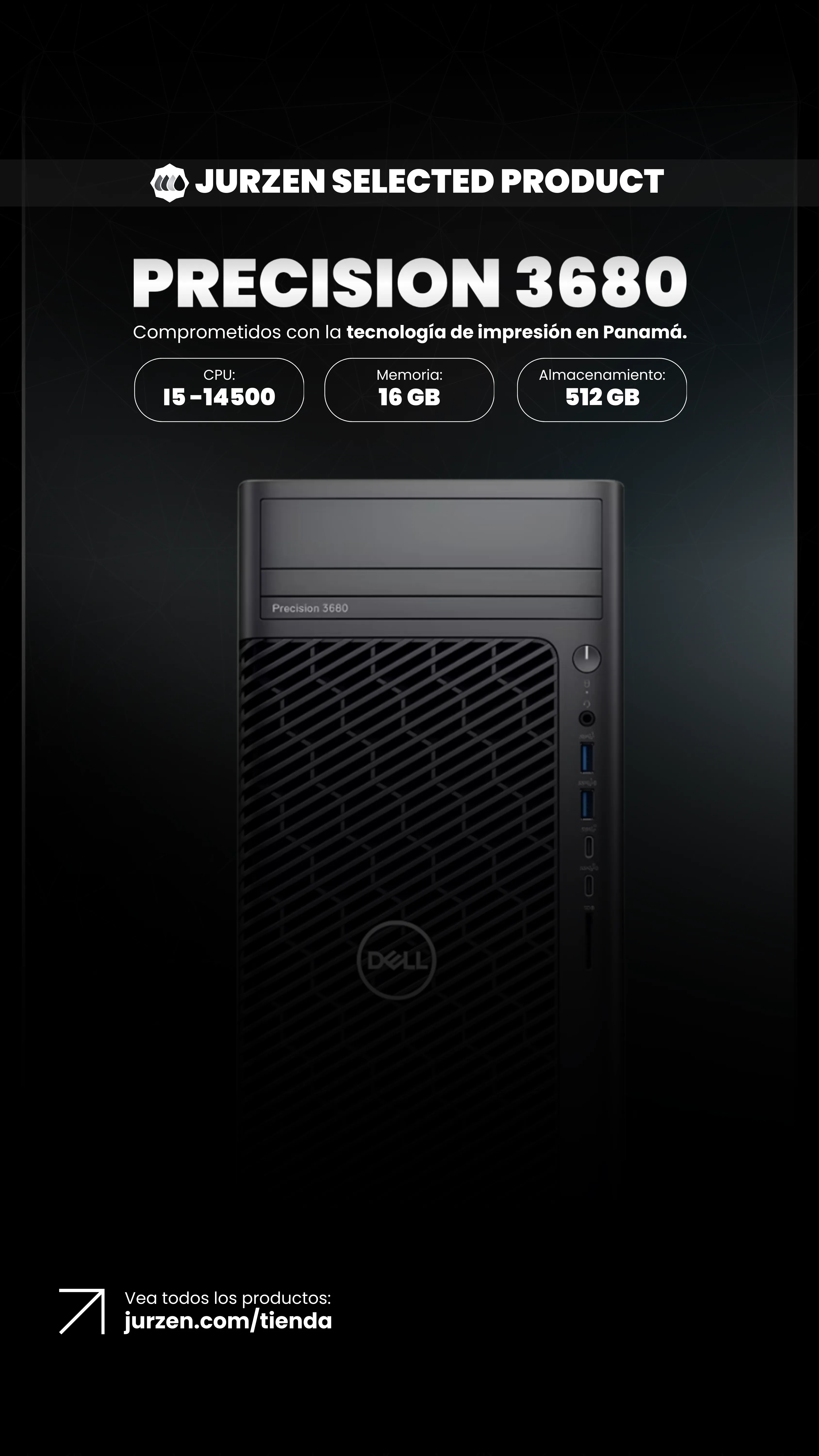 Dell I5-14500 | Soluciones JurZen Equipo corporativo Dell I5-14500 - workstation JurZen Panamá