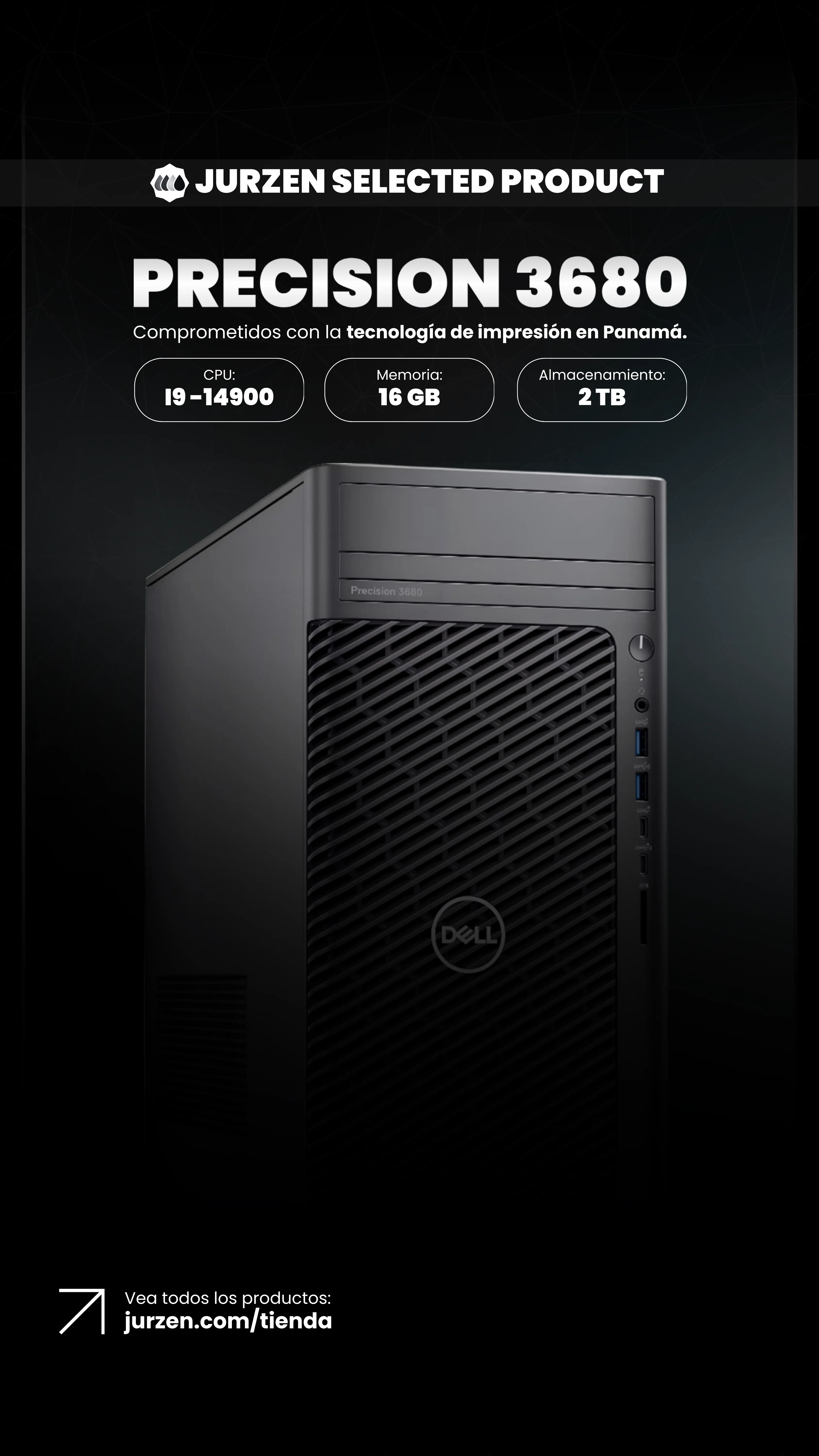 Dell I9-14900 | Soluciones JurZen Equipo corporativo Dell I9-14900 - workstation JurZen Panamá