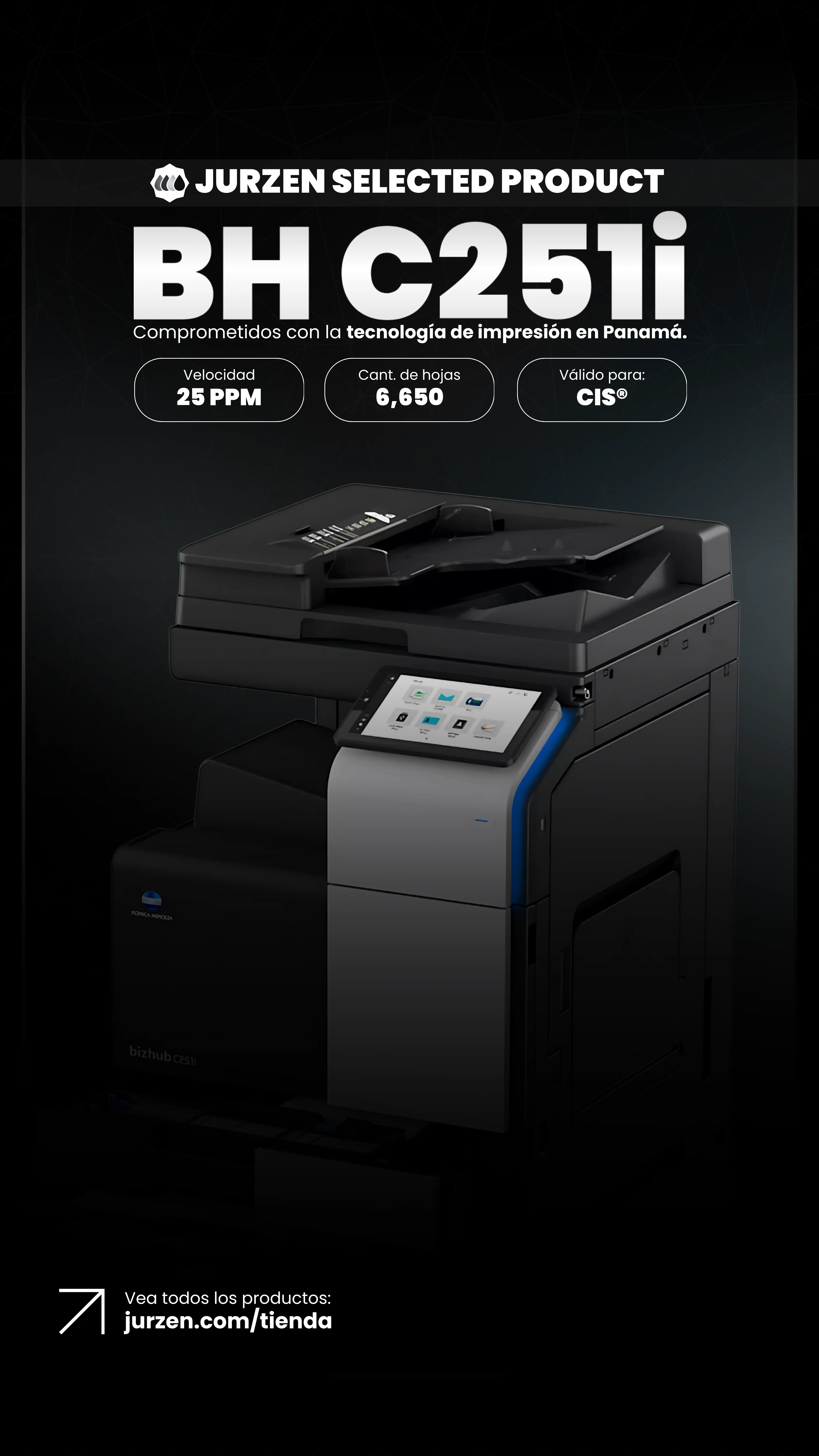 Konica Minolta BH C251i | Soluciones JurZen Equipo corporativo Konica Minolta BH C251i - multifunction color JurZen Panamá